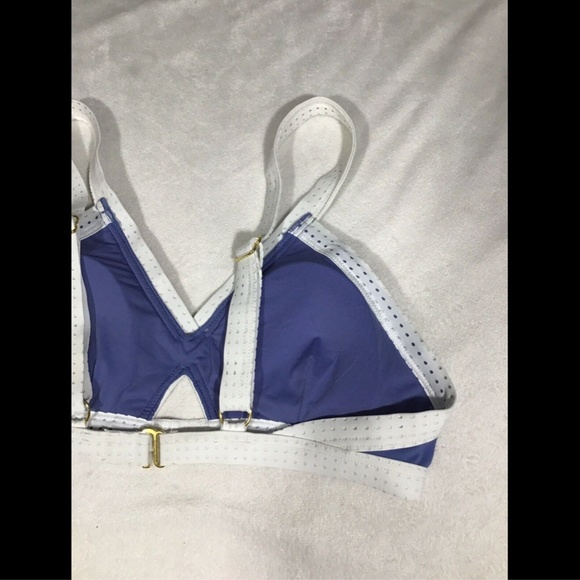 NEW Letarte Santorini Colorblock Bikini Top XS - Picture 8 of 10